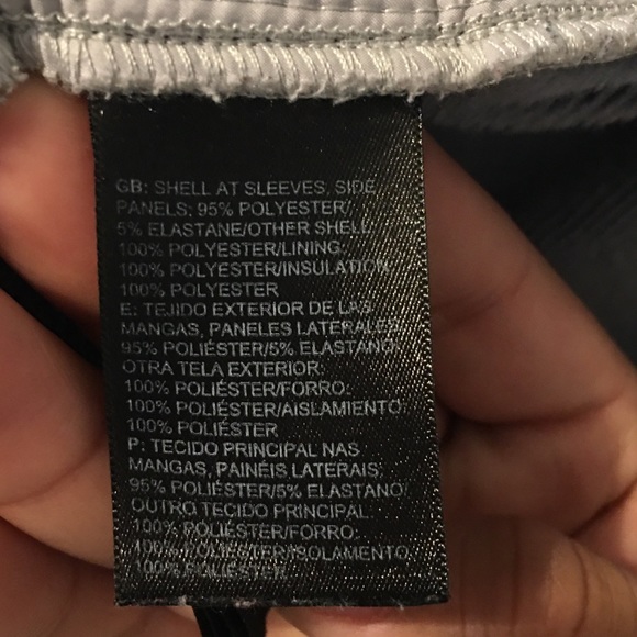 The North Face Gray Zip Up Fleece Jacket Quilted Size Small - Picture 12 of 12